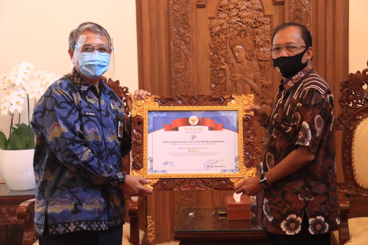 podiumnews.com-Bali Raih Penghargaan Respon Rate Tertinggi Pertama SP Online 2020